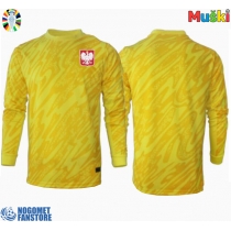 Poljska Golmanski Domaci Dres EP 2024 Dugi Rukav